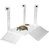PENCK Acrylic Hanging Turtle Basking Platform, Aquatic Reptile Ramp Dock,