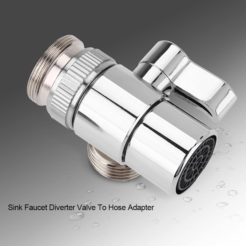 Tap Diverter Valve Switch, 3 Diverter Brass Water Flow G1/2