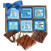 It's a Boy - Chocolate Covered Graham Crackers - 12