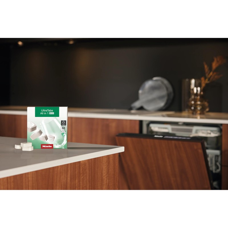 Miele UltraTabs All In 1 ECO Dishwasher Detergent Tablets, 60-Count,
