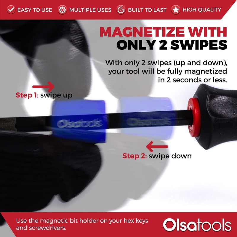 Bit Magnetizer Ring and Demagnetizer by Olsa Tools | Screwdriver