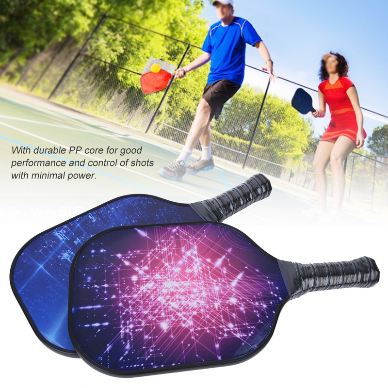 Portable Carbon Fiber Pickleball Paddle Ball Game Set Training Sport