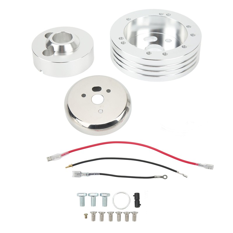 Steering Wheel Hub Adapter Polished 5 and 6 Hole Strong