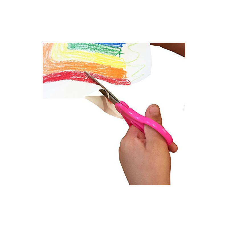 Westcott 15967 Right- and Left-Handed Scissors, Classic Kids' Scissors, Back
