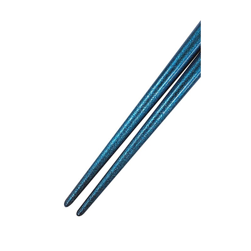 Chopsticks, Silver Cherry Blossoms, Blue, Unisex Size, Includes Paulownia Box,
