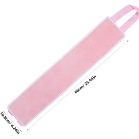 Aplicador de Bronceador para Espalda Rosa, Banda y Duradera, Mango Resistente para Aplicar Loción Corporal Uniformemente en Casa
