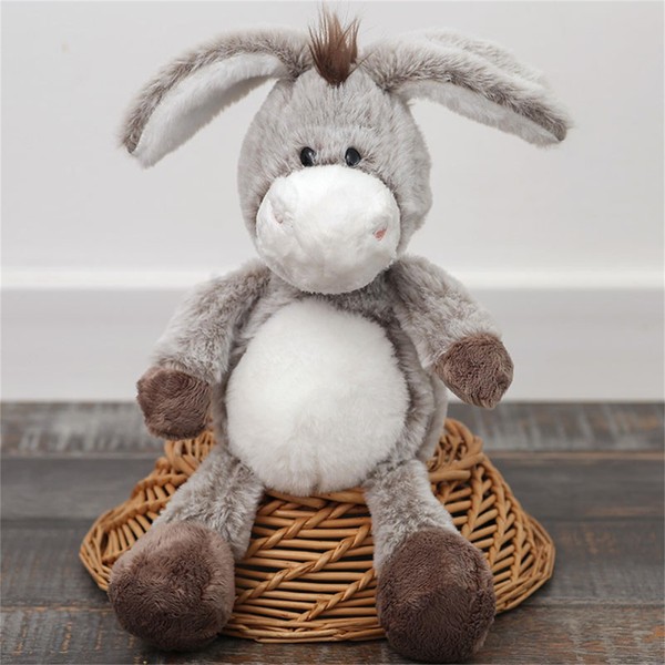 Donkey Doll, Trotro The Little Donkey, Standing Cuddly Toy Donkey,