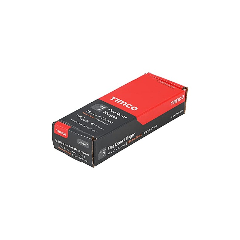 TIMCO Fire Door Hinge for Internal Residential Doors - Ball