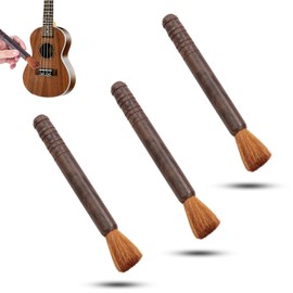 3PCS Guitar Cleaner Brush, High End Wool Brush Musical Instrument Cleaning Tool Guitar Brush Cleaning Tool Violin Cleaning Brush Violin Cleaner Wool Brush for Musical Instrument