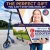 Outdoor Cruiser Kick Scooter for Ages 6+, for Kids, Teens,