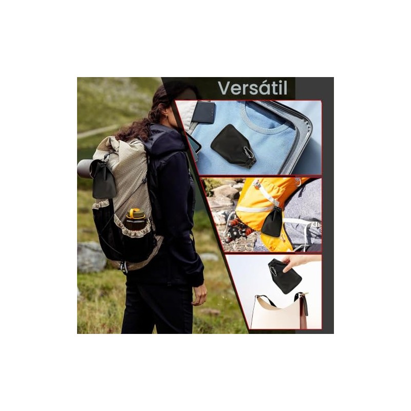 Funda impermeable para jabón de viaje con bolsa de malla,