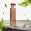 PRURA Copper Water Bottle Leakproof Ayurvedic Pure Copper Vessel