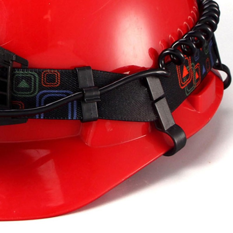 ULTECHNOVO 50 Helmet Clips for Hard Hat, Easily Mount Headlamp
