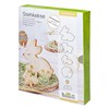 RBV Birkmann Cookie Cutter Set Stand-Up-Easter 5 pcs, Metal, Silver,