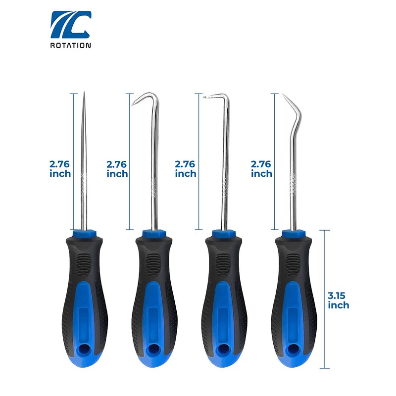 ROTATION Precision Hook and Pick Set for Automotive | 4-Piece