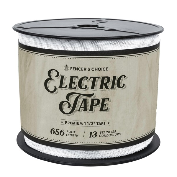 Fencer's Choice 1.57" Electric Tape Fence (White)