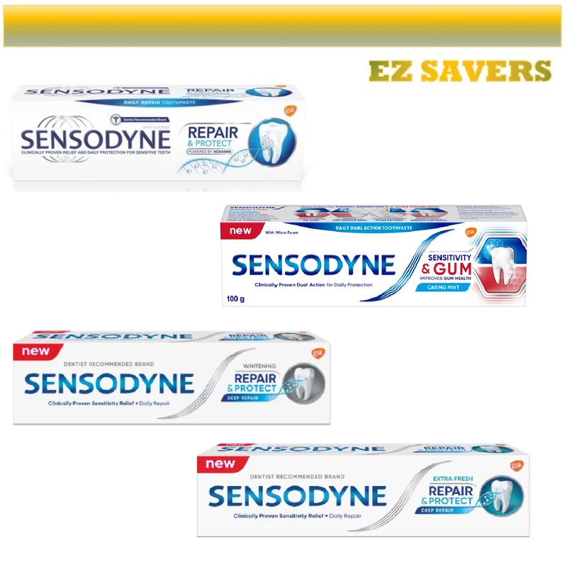 Sensodyne Toothpaste 100g/200g (Repair & Protect/Whitening/Sensitivity & Gum)