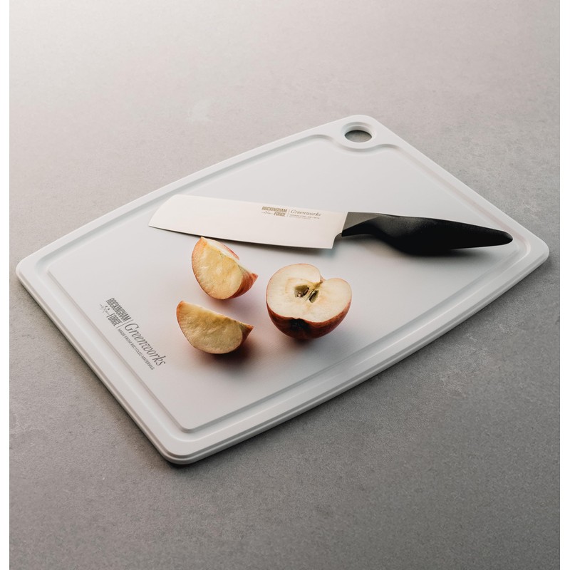 Greenworks Chopping Board Recycled Plastic 44x33cm White