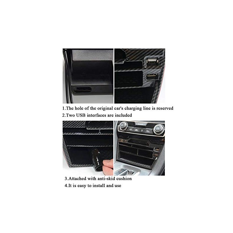 Rifoda for 10th Gen Civic Central Console Storage Box for