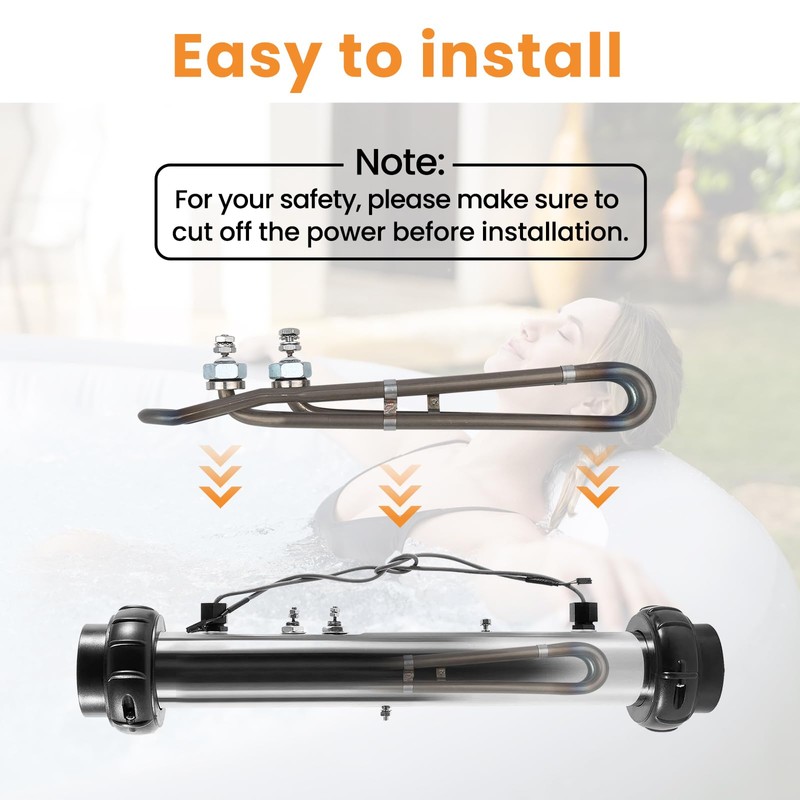 Xzionh 5.5kw 240v Hot Tub Heater Element for Balboa Spa
