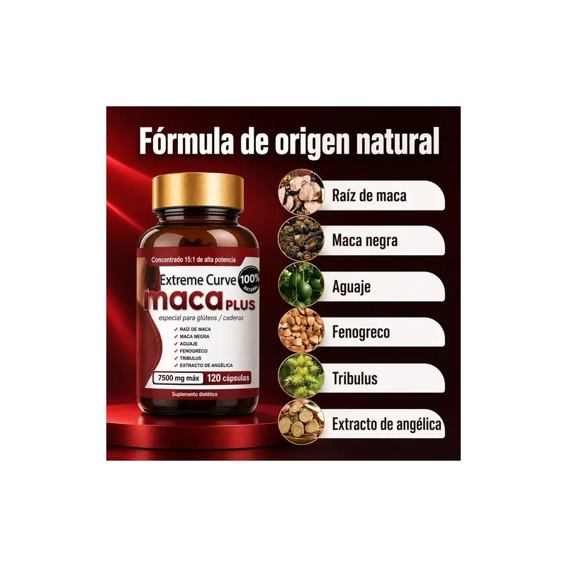 Cápsulas De Maca Realzar Y Aumentar Glúteos 2pcs