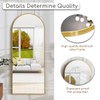 Prywot Arched Floor Mirror, 57 "x 20" Full Length Mirror