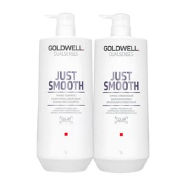 Goldwell Dualsenses Just Smooth Taming Shampoo 1000 ml Conditioner 1000 ml