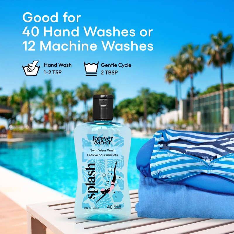Splash All Natural Laundry Detergent, Liquid Laundry Detergent, Chlorine Neutralizer
