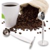 JINYONGXING 2 in 1 Stainless Steel Coffee Scoop Tamping Dual-Purpose