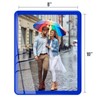 Bluesun 8x10 Picture Frame Blue, Real Glass Frame, can be