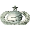 Air Force No Shine Senior Manpower and Personnel Badge