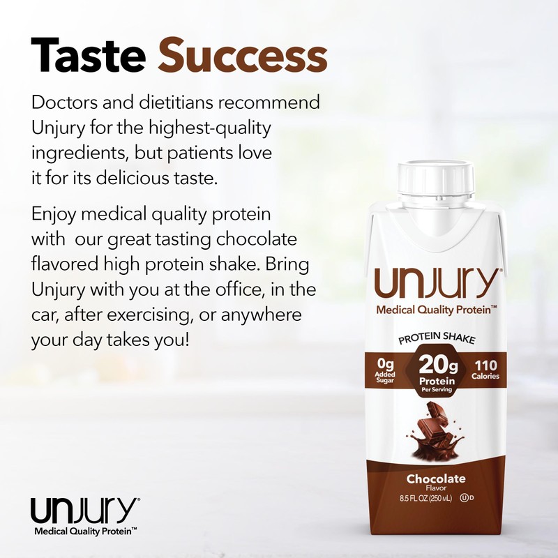 Unjury High Protein Shake Ready to Drink | Chocolate |
