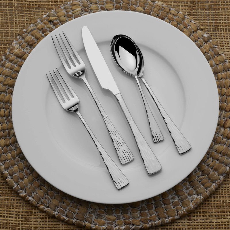 Mikasa Novaro 20-Piece 18/10 Stainless Steel Flatware Set, Service For