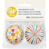 Mini Baking Cups-Dot Stripe 100/Pkg