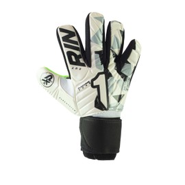 Rinat Meta Tactik GK Semi goalkeeper gloves - Golero Sport (White/Green, 10)