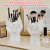 Face in Hands Planter,Small Vase,Flower Pot,White Face Planter,Hydroponic Vase, for