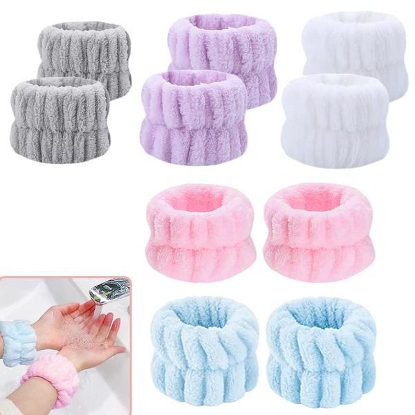 M-bestl 10 Pack Wrist Towels for Washing Face to Prevent