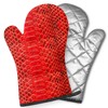 Pairs of Decorative Oven Mitts, Heat Resistant Kitchen Gloves for