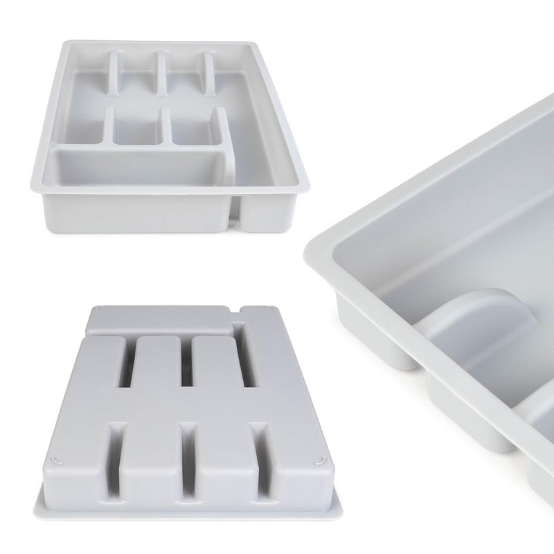 KADAX Drawer Insert for Cutlery, Drawer Organiser System, Robust Organiser