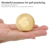 Gold Golf Balls Luxurious Golf Gifts for Golfer Unique Golf