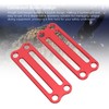 2PCS Weight Belt Keeper Aluminum Alloy 4 Hole Lightweight Dive