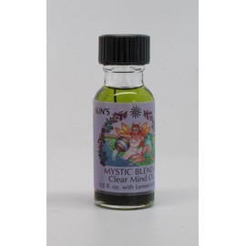 Clear Mind - Sun's Eye Mystic Blends Oils - 1/2 Ounce Bottle