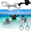 2 Pcs Marine Grade Scuba Diving Clip,Heavy Duty Stainless Steel