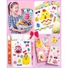 Easter Stickers for Kids, 24 Large Easter Stickers for Crafts,