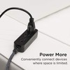 Cordinate 3-Outlet Power Strip Extension Cord with Multiple Outlets 15