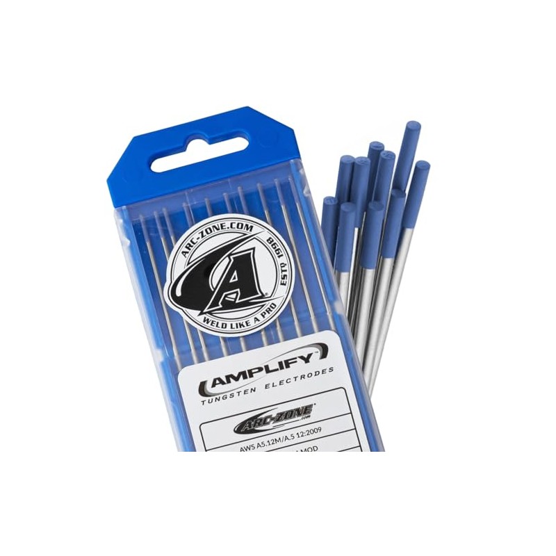 Arc-Zone Amplify Tungsten Electrode for TIG Welding, 2% Lanthanated 1/16"