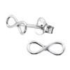 Laimons – Stud Earrings – 925 Sterling Silver – Infinity