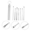 Beavorty 7 Pcs Polished Stainless Steel Ear Wax Cleaning Tools