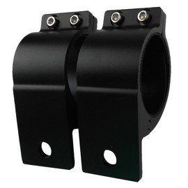 Audak 1 Pair 2.5 Inch Aluminum Mounting Bracket Tube Clamp for Bullbar Roof Rack Roll Cage (63.5-66mm/2.5-2.6 Inch Adjustable)