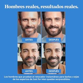 Just For Men Retoque Instantáneo de Canas y Cejas Negro 3 Pack 9ml cada
